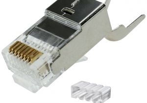 On Q Rj45 Wiring Diagram Rj45 Cat6a Shielded Modular Plug 2pcs Type for Stranded solid