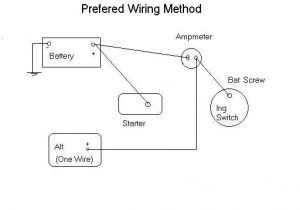 One Wire Alternator Wiring Diagram Chevy Chevy One Wire Alternator Wiring Manual E Book