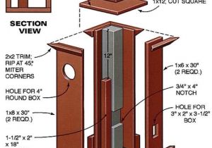 Outdoor Lamp Post Wiring Diagram How to Install Outdoor Lighting and Outlet Electrical Outdoor