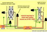Outlet and Switch Wiring Diagram 2011 Nec Power Outlet 3 Way Half Switched Electrical Wiring Done