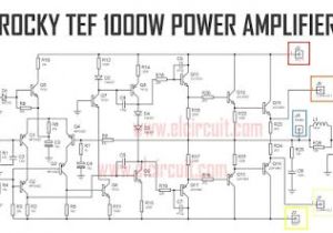 Pa sound System Wiring Diagram Power Amplifier 1000w Rocky Tef In 2019 Diy Audio Amplifier