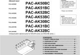 Pac Os 5 Wiring Diagram Mitsubishi Pac Ak53bc Service Manual Manualzz
