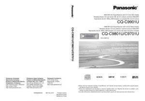 Panasonic Cq C1300u Wiring Diagram Cq C9701u Panasonic Car Stereo Wma Mp3 Cd Player W Oel Display Manual Panasonic Cq C1300u Wiring Diagram Cq C9701u Panasonic Car Stereo Wma Mp3 Cd Player W Oel Display Manual