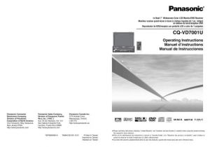 Panasonic Cq C1300u Wiring Diagram Cq Vd7001u Panasonic Car In Dash 7 Inch Lcd Monitor Dvd Receiver
