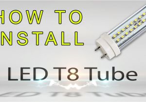 Philips T8 Led Tube Wiring Diagram How to Install Led T8 Tube