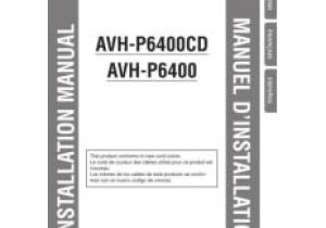 Pioneer Avh P6400cd Wiring Diagram Pioneer for Sale Ioffer