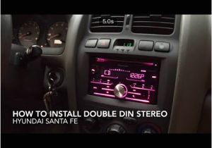 Pioneer Fh X730bs Wiring Diagram How to Replace and Install Stereo In Hyundai Santa Fe Youtube