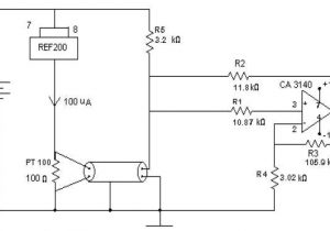 Pt100 Temperature Sensor Wiring Diagram Signal Conditioning Circuit for Pt100 Temperature Sensor Pt100 Temperature Sensor Wiring Diagram Signal Conditioning Circuit for Pt100 Temperature Sensor