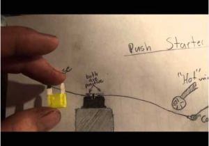 Push button Starter Switch Wiring Diagram How to Wire A Push Starter Very Easy Youtube