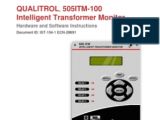 Qualitrol Liquid Level Gauge Wiring Diagram Qualitrol ist 104 1 Itm505 Hw Sw Instructions Rev 28691 Relay Switch