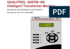 Qualitrol Liquid Level Gauge Wiring Diagram Qualitrol ist 104 1 Itm505 Hw Sw Instructions Rev 28691 Relay Switch