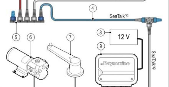 Raymarine Seatalk Wiring Diagram Buy Raymarine Evolution Autopilot Stng Cable In Canada Binnacle Com