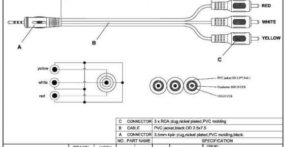 Rca Cable Wiring Diagram A V Cable Wiring Diagram Blog Wiring Diagram