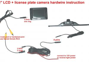 Rear View Camera Wiring Diagram Tft Backup Camera Wiring Diagram Wiring Diagram Meta