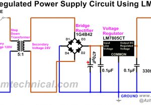 Rectifier Wiring Diagram Regulated Dc Power Supply Circuit Using Bridge Rectifier 1g4b42
