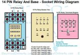 Relay Base Wiring Diagram 12v 14 Pin Relay Wiring Diagram Wiring Diagram Value
