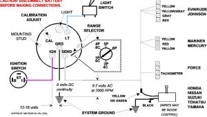 Rev Counter Wiring Diagram Boat Tach Wiring Diagram Wiring Diagram Expert