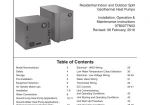 Rheem Rte 18 Wiring Diagram Installation Manual Rheem Geothermal Systems Manualzz Com