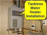 Richmond Electric Water Heater Wiring Diagram Tankless Water Heater Installation Youtube