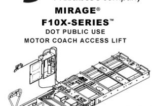 Ricon Lift Wiring Diagram Mirage F10x Series