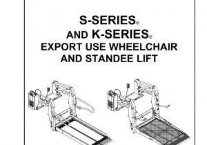 Ricon Lift Wiring Diagram S K Series Export Use Lifts Manualzz Com