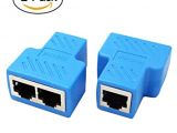 Rj45 Splitter Wiring Diagram Huacam Hcm73 Rj45 Ethernet Netzwerk Splitter Extender Amazon De