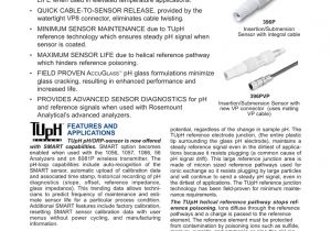 Rosemount Ph Probe Wiring Diagram Rosemount Analytical Model 396p 396pvp Tuph Ph orp Sensors Rosemount Ph Probe Wiring Diagram Rosemount Analytical Model 396p 396pvp Tuph Ph orp Sensors