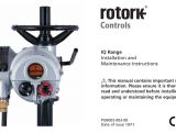 Rotork Iq Wiring Diagram Iq Range Installation and Maintenance Instructions