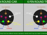 Round 4 Pin Trailer Wiring Diagram Pin Flat to 6 Pin Round Trailer Adapter Light Wiring Plug Connector