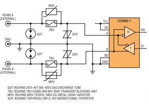 Rs 485 Wiring Diagram Rs485 Rs422 Transceivers Operate From 3v to 5 5v Supplies and