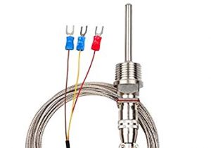 Rtd Transmitter Wiring Diagram Amazon Com Crocsee Rtd Pt100 Temperature Sensor Probe 3 Wires 2m