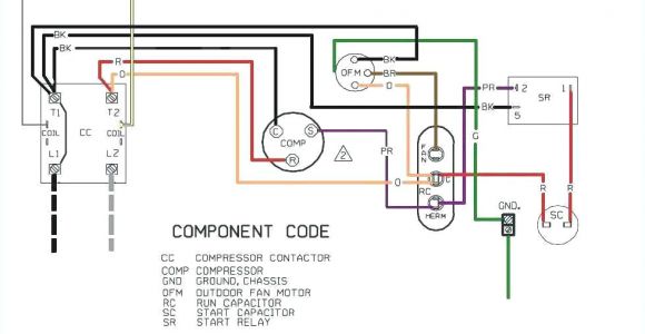 Run Capacitor Wiring Diagram Air Conditioner Ac Condensing Unit Wiring Wiring Diagrams for