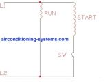 Run Capacitor Wiring Diagram Air Conditioner Air Conditioner Motors
