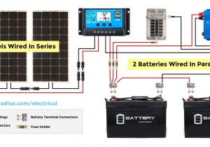 Rv solar Panel Wiring Diagram solar Panel Calculator and Diy Wiring Diagrams for Rv and Campers
