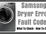 Samsung Electric Dryer Wiring Diagram Samsung Dryer Error Codes What to Check How to Clear