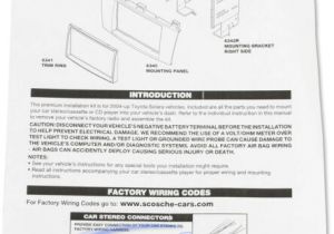 Scosche Gm 3000 Wiring Diagram Scosche toyota Wiring Harness Diagram Wiring Diagrams Database