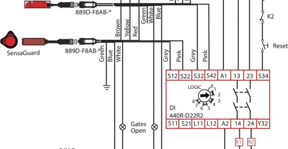 Sensaguard Wiring Diagram Allen Bradley Wya A Czniki Bezkontaktowe Rfid Sensaguard 18 30