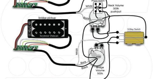 Seymour Duncan Triple Shot Wiring Diagram P Rail Set with Triple Shot Neck Out Of Phase with Push Pull Pot