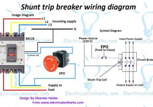 Shunt Breaker Wiring Diagram Shunt Trip Circuit Breaker Symbol Gadgets11 Tk