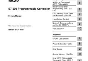 Siemens S7 200 Wiring Diagram S7 200 Programmable Controller Step 7 Micro Win