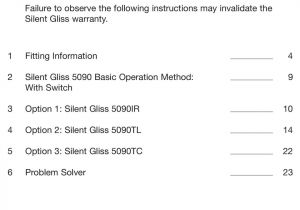 Silent Gliss Wiring Diagram User and Fitting Manual September Electric Curtain Track System