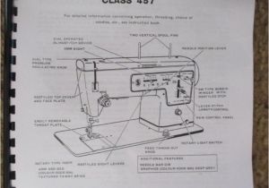 Singer Sewing Machine Wiring Diagram Singer Sewing Machine Model 457 Service Repair Adjuster Manual Etsy