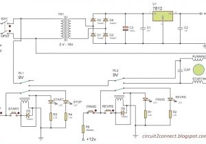 Single Phase Capacitor Start-capacitor-run Motor Wiring Diagram Capacitor Start Motor Wiring Wiring Diagram Center