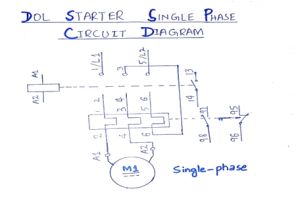 Single Phase Dol Starter Wiring Diagram What is Direct Online Starter Dol Working Principle Starter