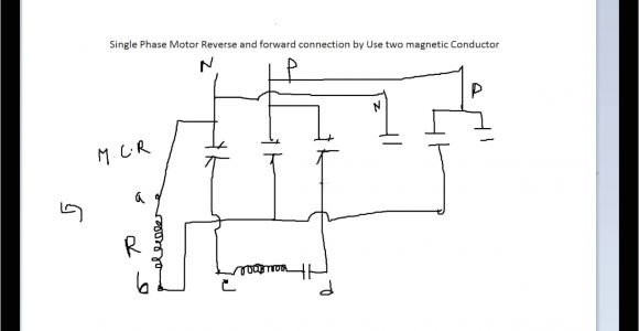 Single Phase forward Reverse Wiring Diagram Single Phase Motor Wiring Diagram forward Reverse Best Of Single