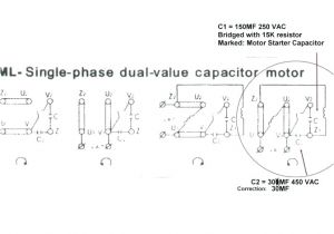 Single Phase Motor Wiring Diagram with Capacitor Ac Motor Starter Wiring Diagrams Diagram Pass Large Capacitor Start