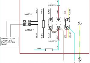 Single Phase Motor Wiring Diagram with Capacitor Start Capacitor Run Primary Single Phase Capacitor Wiring Diagram Wiring Diagram