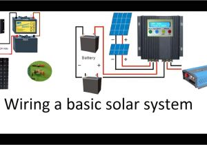 Solar Battery Wiring Diagram How to Wire A 12 Volt or A 24 Volt solar System with A Pwm or An