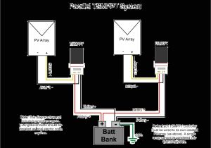 Solar Panel Charge Controller Wiring Diagram Parallel Charging Using Multiple Controllers with Separate Pv Arrays