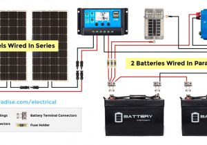 Solar Panel Charge Controller Wiring Diagram solar Panel Calculator and Diy Wiring Diagrams for Rv and Campers